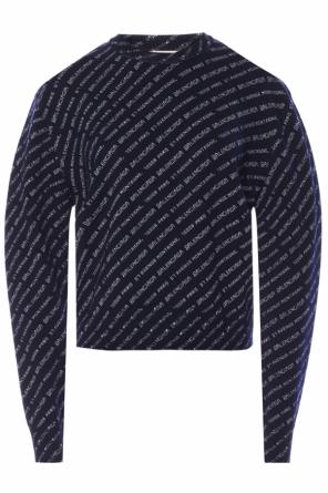Sweter z wyszytym logo, zdjęcie 1 Sweter z wyszytym logo od Balenciaga
